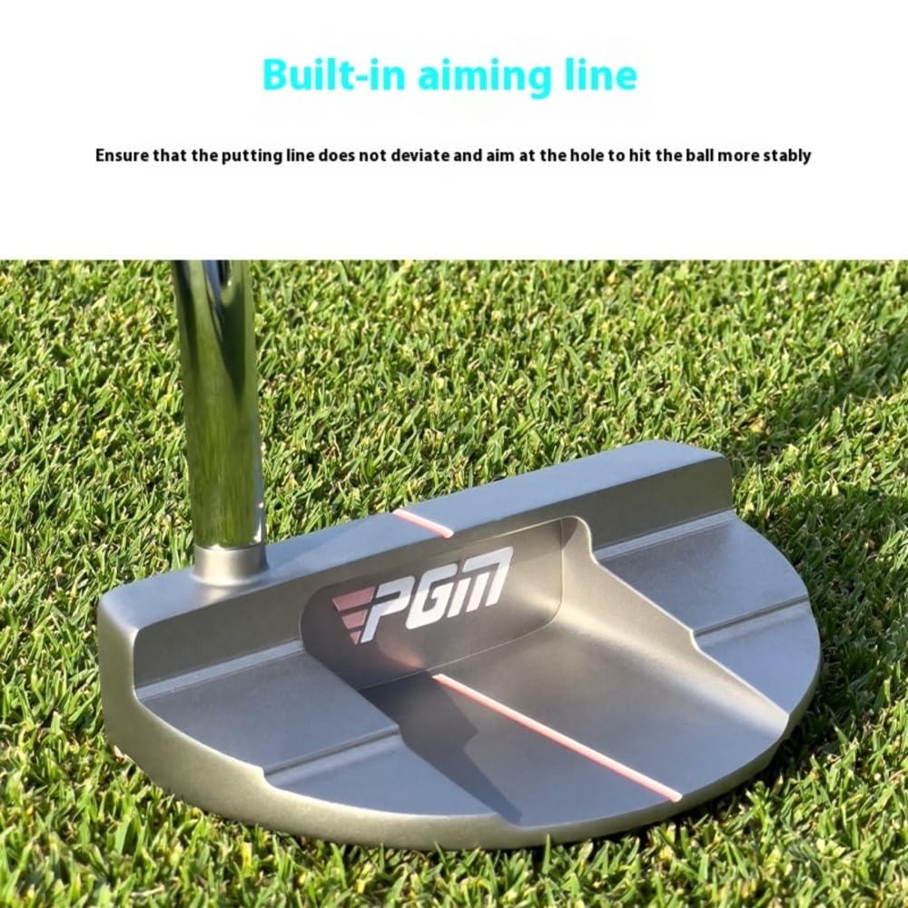 PGM Golf Mallet Putters Loft 3 Degree Women RH Right Handed with Headcover Golf Push Rod Ladies Golf Club Putter for Outdoor Sports