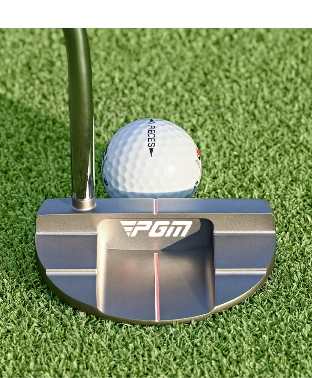 PGM Golf Mallet Putters Loft 3 Degree Women RH Right Handed with Headcover Golf Push Rod Ladies Golf Club Putter for Outdoor Sports