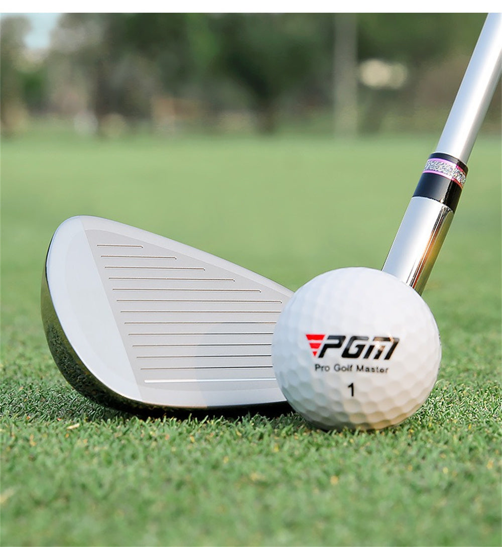 PGM Golf Clubs Women's No. 7 Iron Right Handed Golf Iron Practice Playing Pole with Headcover Lightweight Titanium Striking Surface