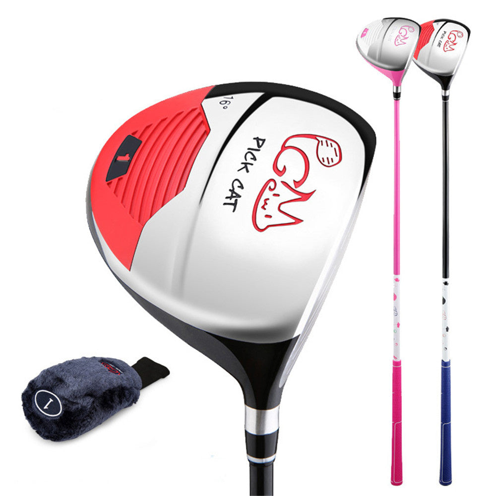 PGM 1#/5# Wood Golf Clubs Right Handed Junior Boys Girls Golf Drivers Hybrid Iron Wood Pole Coach Carbon Shaft with Headcover