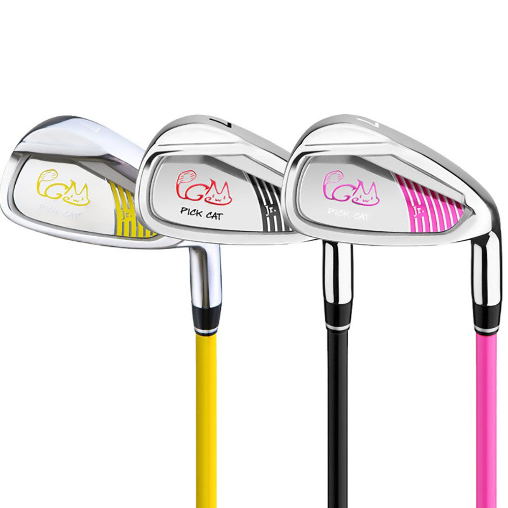 PGM 38 Degree Loft #7 Golf Club Iron with Carbon Shaft for Youth Beginners Right Handed Boys Girls Single Clubs Coach Teaching