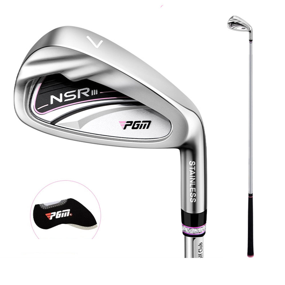 PGM Golf Club Women's #7-iron Stainless Steel Golf Single Beginner Golf Iron Practice Competition Club with Headcover