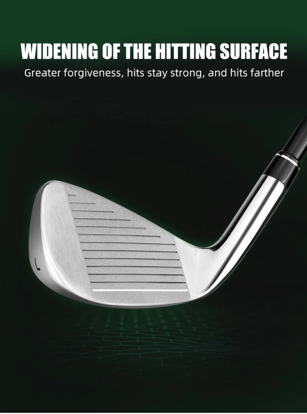 PGM Beginner Professional Golf Clubs Set Premium 460cc Black Golf Clubs