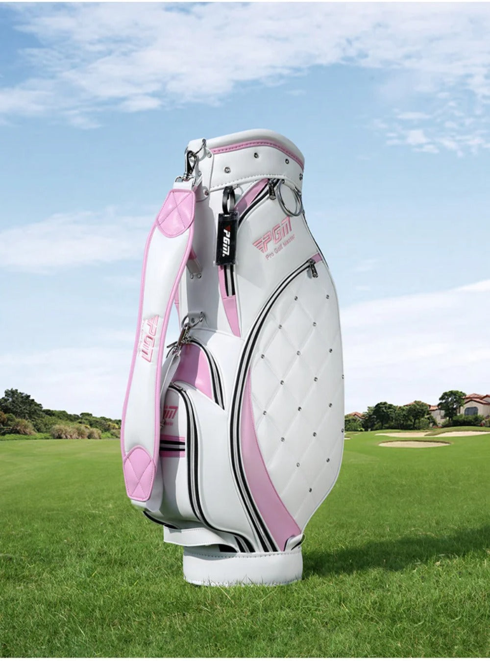 PGM Women Golf Bag High Quality Light TPU Golf Clubs Bag 2 Colors In Choice Waterproof Cloth Ball Bag GOLF Wear Resistant