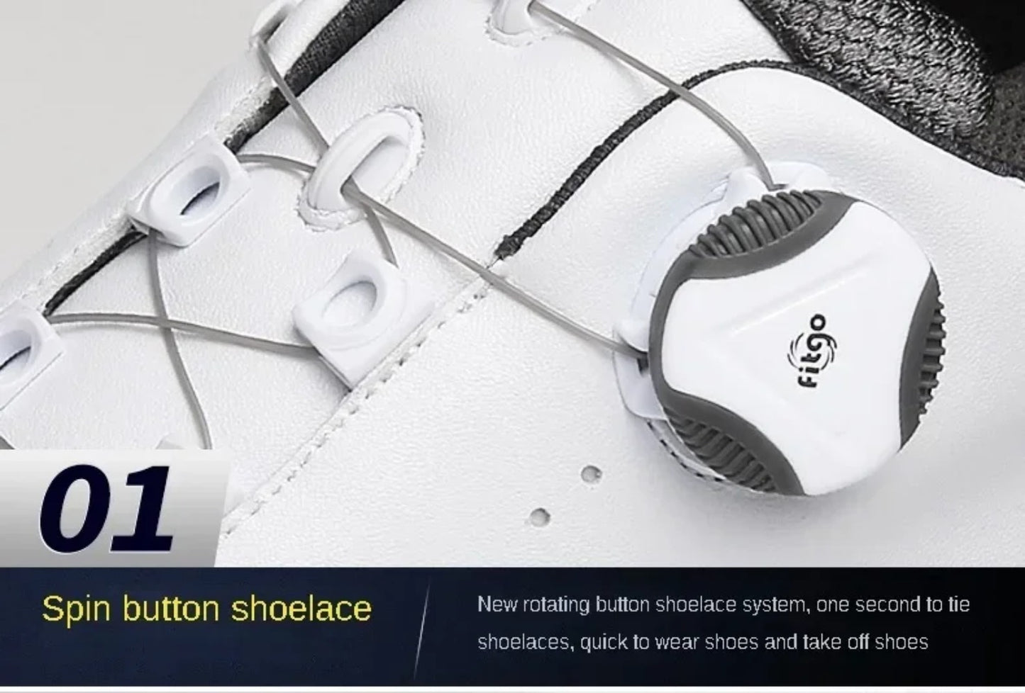 PGM Golf Shoes Men's Waterproof Breathable Golf Shoes Male Rotating Shoelaces Sports Sneakers Non-slip Trainers
