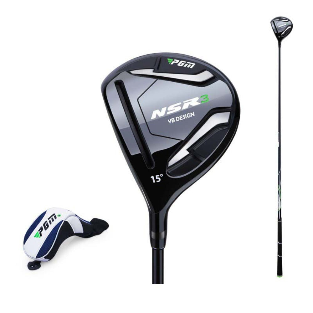 PGM Golf Driver Left Handed No.1/3/5/iron Wood Club with Carbon Rod Golf Club Wood Golf Hybrid Include Headcover LH Men Golfers