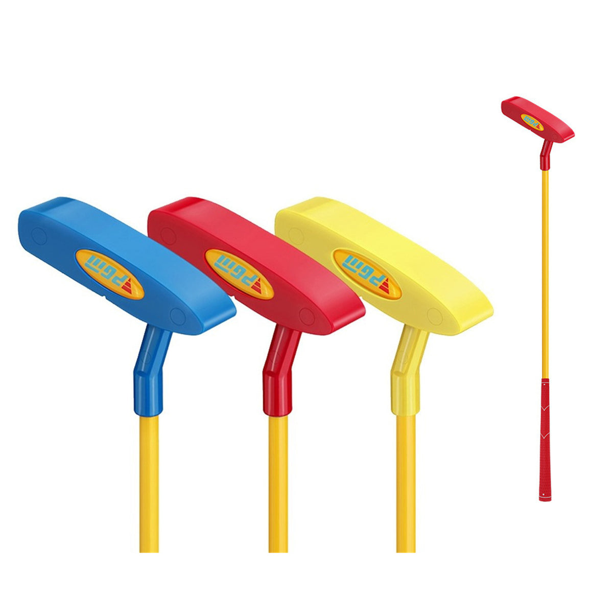 PGM Junior Golf Club Putter for Right Handed Boys and Girls with Alignment System for Mini Golf Push Rod Practice Great for Kids Golf Practice
