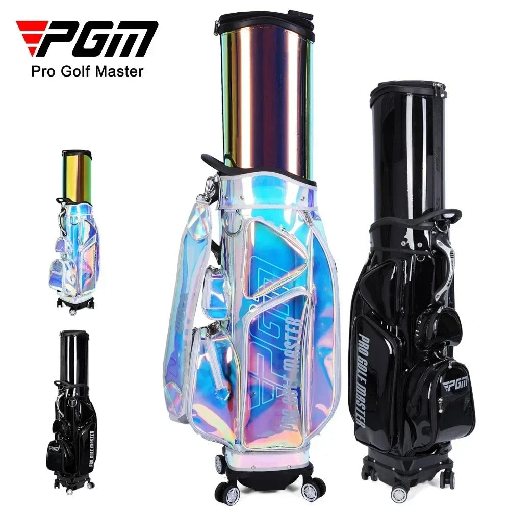 PGM Unisex Golf Travel Bag Colorful Waterproof Four-wheel Flat  Air Consignment Bags Golf Aviation Bag Large Capacity