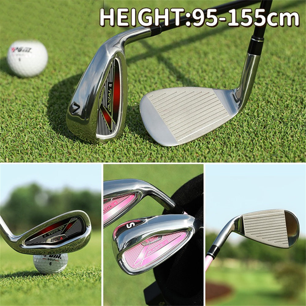 PGM Junior Golf Clubs #7 Iron/#S Sand Wedge Children Boys Girls Right Handed Practice Pole Graphite Shaft Golf Sports