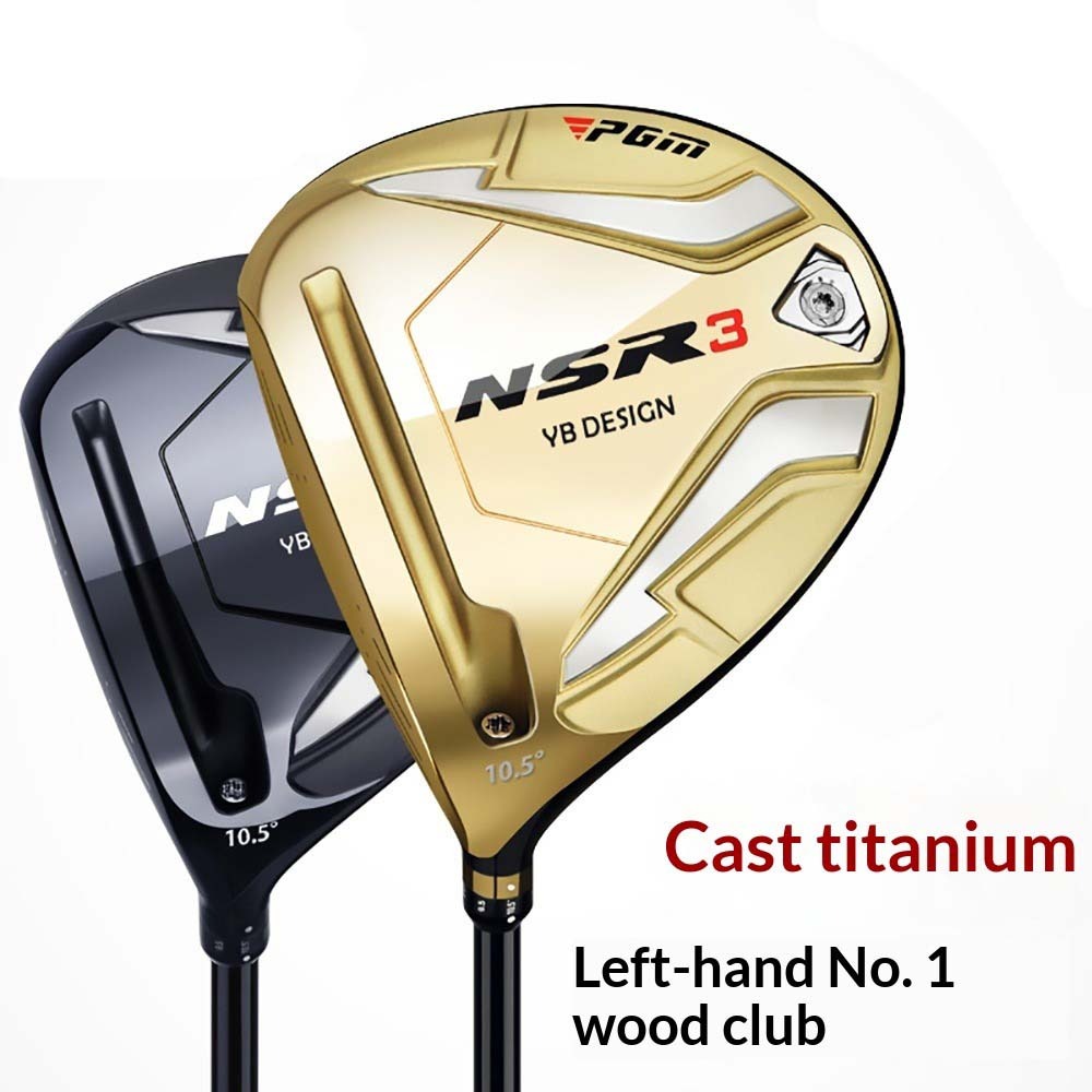 PGM Golf Driver Left Handed No.1/3/5/iron Wood Club with Carbon Rod Golf Club Wood Golf Hybrid Include Headcover LH Men Golfers