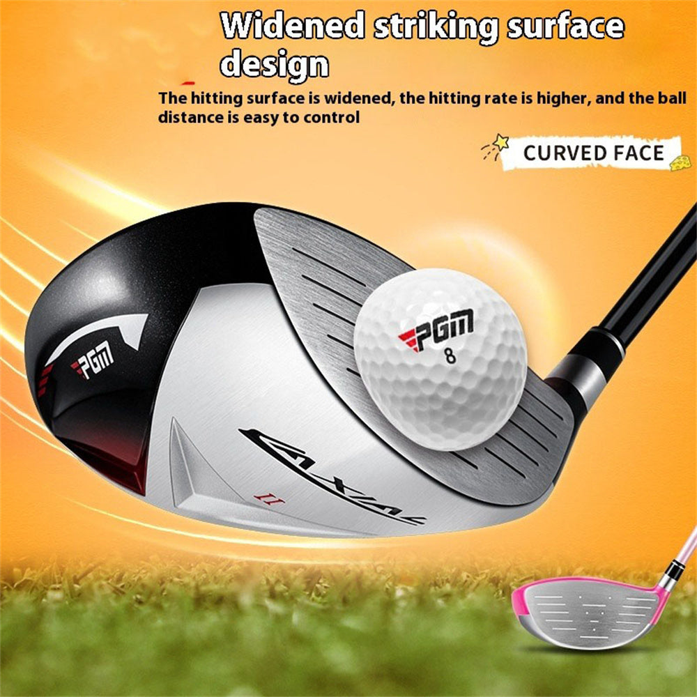 PGM Junior Golf Clubs Kids Right Handed #1 Drivers, #5 UT Hybrids Iron Children Practice Pole Carbon Shaft Golf Club Wood