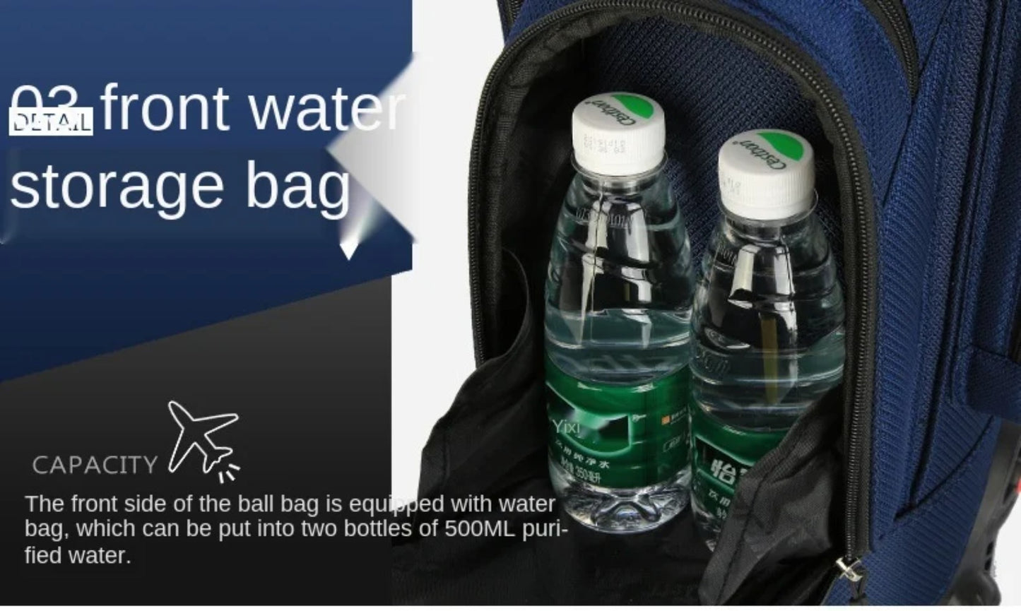 PGM Golf Bag with Wheels Ultra-light Sport Standard Golf Bags Large Capacity Golf Aviation Ball Storage Multifunctional