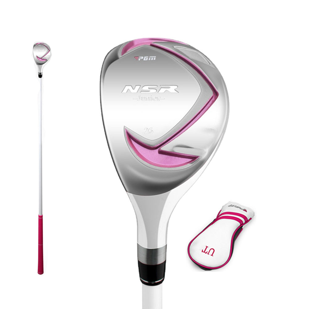 PGM Left or Right Handed Golf Driver #1 Wood/Hybrid Club for Kids Boys Girls Carbon Shaft Golf Club Wood with Golf Head Cover