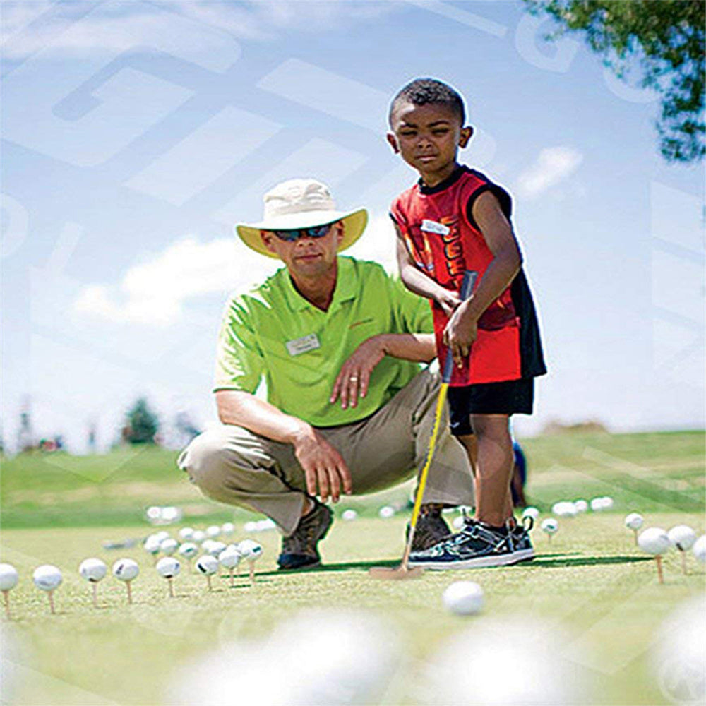PGM Golf Putter Beginners Kids Left and Right Handed 3 Degree Loft Practice Clubs for Boys and Girls Sports Push Rod Putters