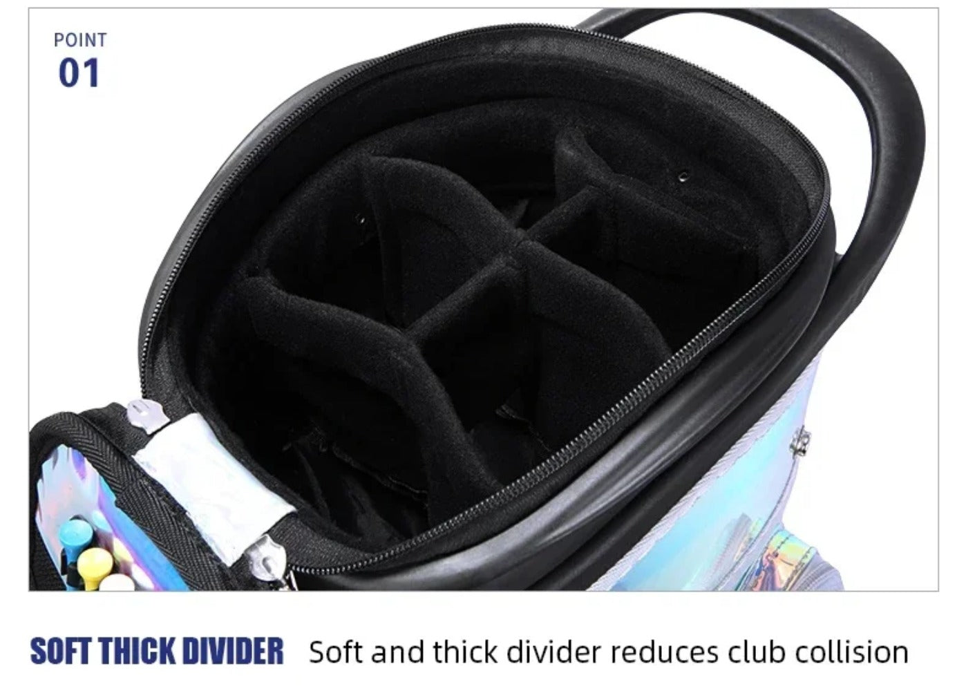 PGM Unisex Golf Travel Bag Colorful Waterproof Four-wheel Flat  Air Consignment Bags Golf Aviation Bag Large Capacity