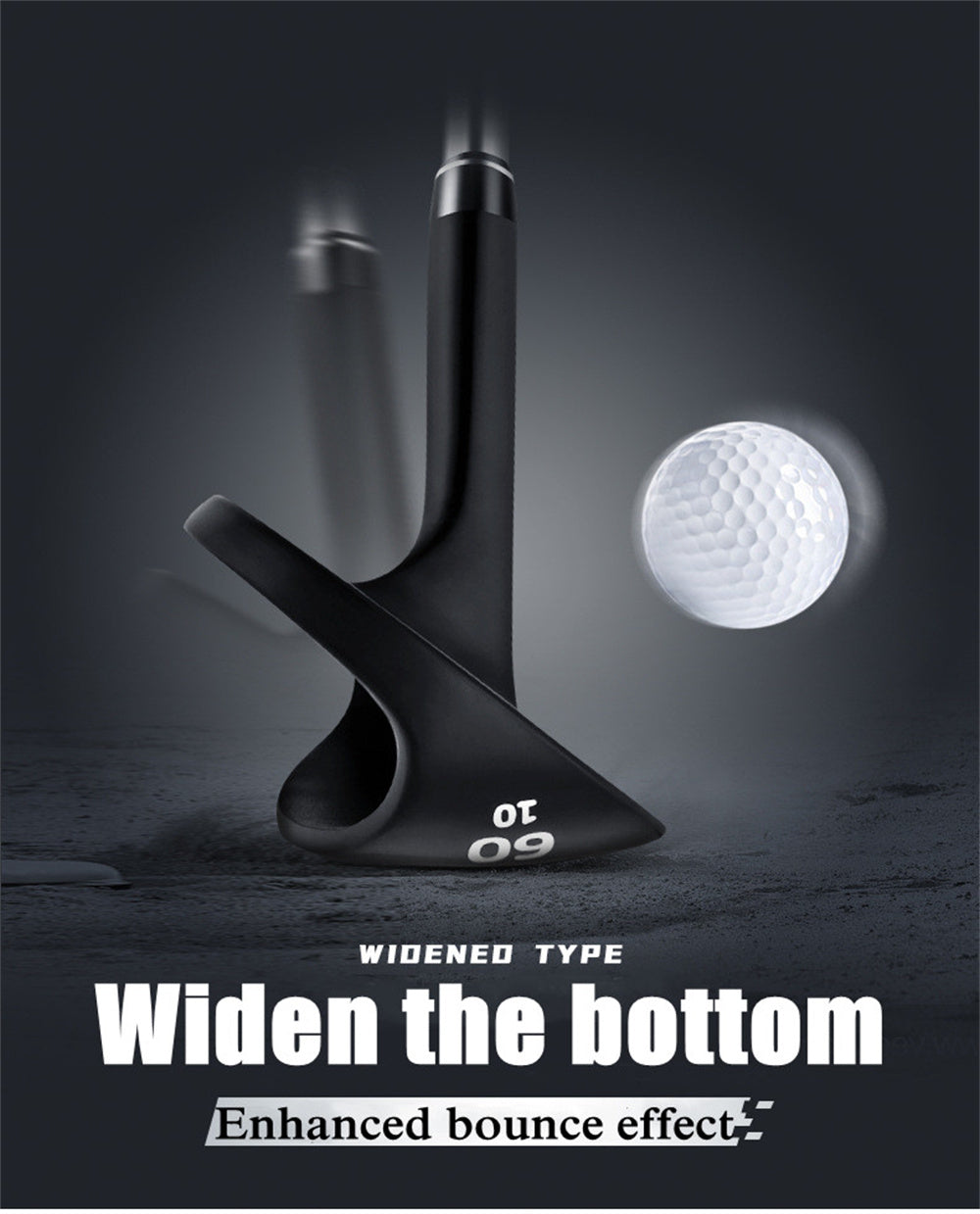 PGM Golf Sand Wedge Clubs Stainless Steel Hollow Face 56°/60° Wedge Sand Rod Low Center of Gravity Golf Training Clubs