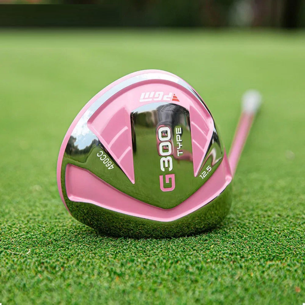 PGM Women Left Hand 1# Wood Golf Club G300 High Rebound Ultralight Titanium Alloy Graphite Rod LH Golf Driver with Headcover