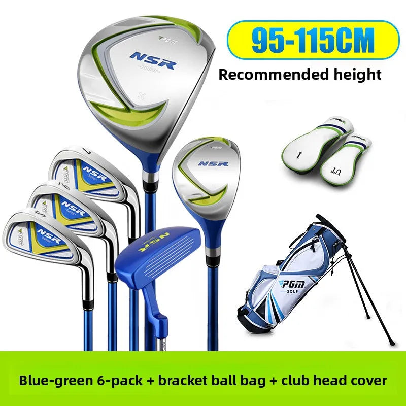 PGM Golf Clubs Left Hand and Right Handed Girls Boys Lightweight Irons Putter Swing 95-155cm Kids