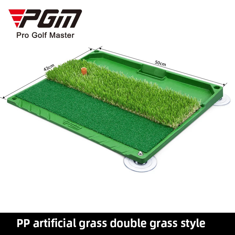 PGM Indoor Golf Training Hitting Mat for Golfers' Practice and Improvement