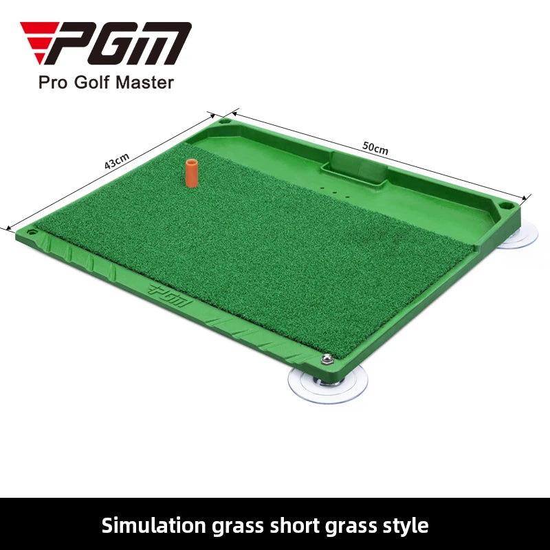 PGM Indoor Golf Training Hitting Mat for Golfers' Practice and Improvement