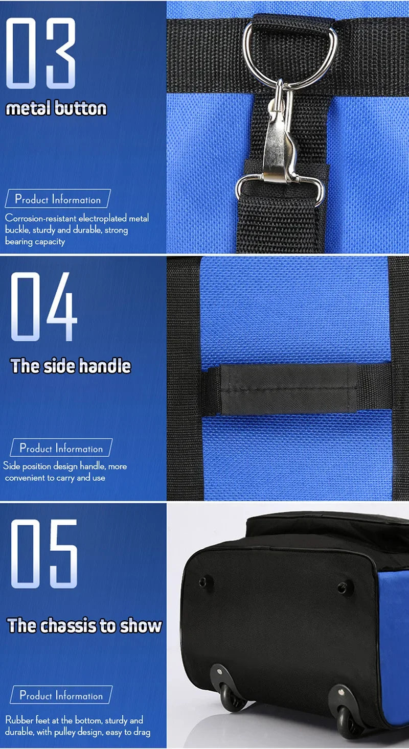 PGM Golf Aviation Bag Golf Bag with Silent Wheels Large Capacity Storage Foldable Airplane Travelling Golf Bags