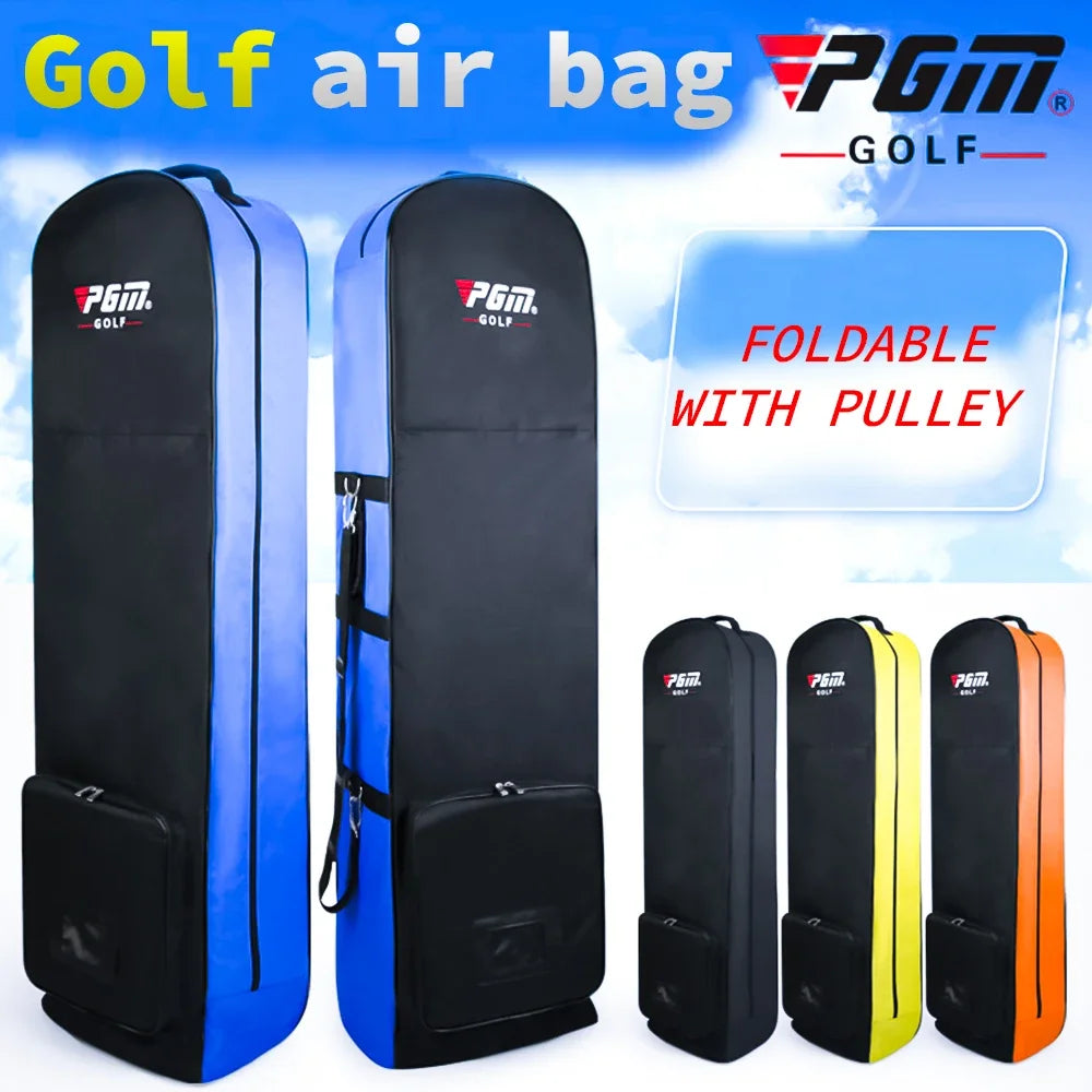 PGM Golf Aviation Bag Golf Bag with Silent Wheels Large Capacity Storage Foldable Airplane Travelling Golf Bags