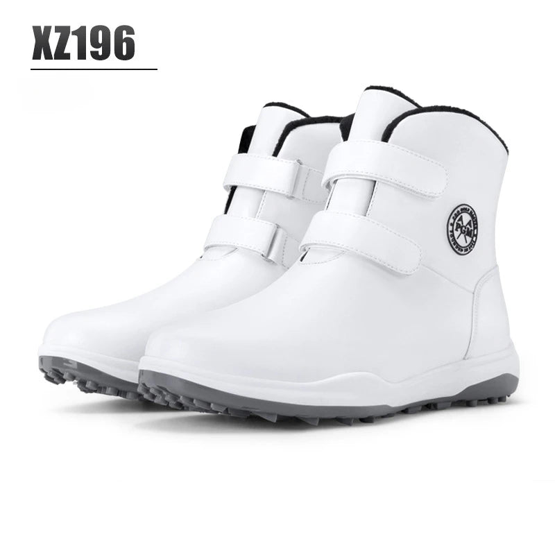 PGM Women's Golf Shoes Autumn Winter Waterproof Casual Boots Wear Anti-slip Sneakers Fleece Lining Women's Sports Shoes