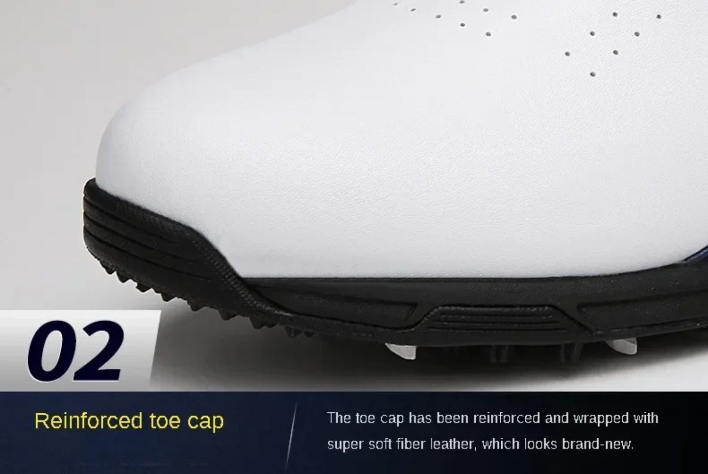 PGM Golf Shoes Men's Waterproof Breathable Golf Shoes Male Rotating Shoelaces Sports Sneakers Non-slip Trainers