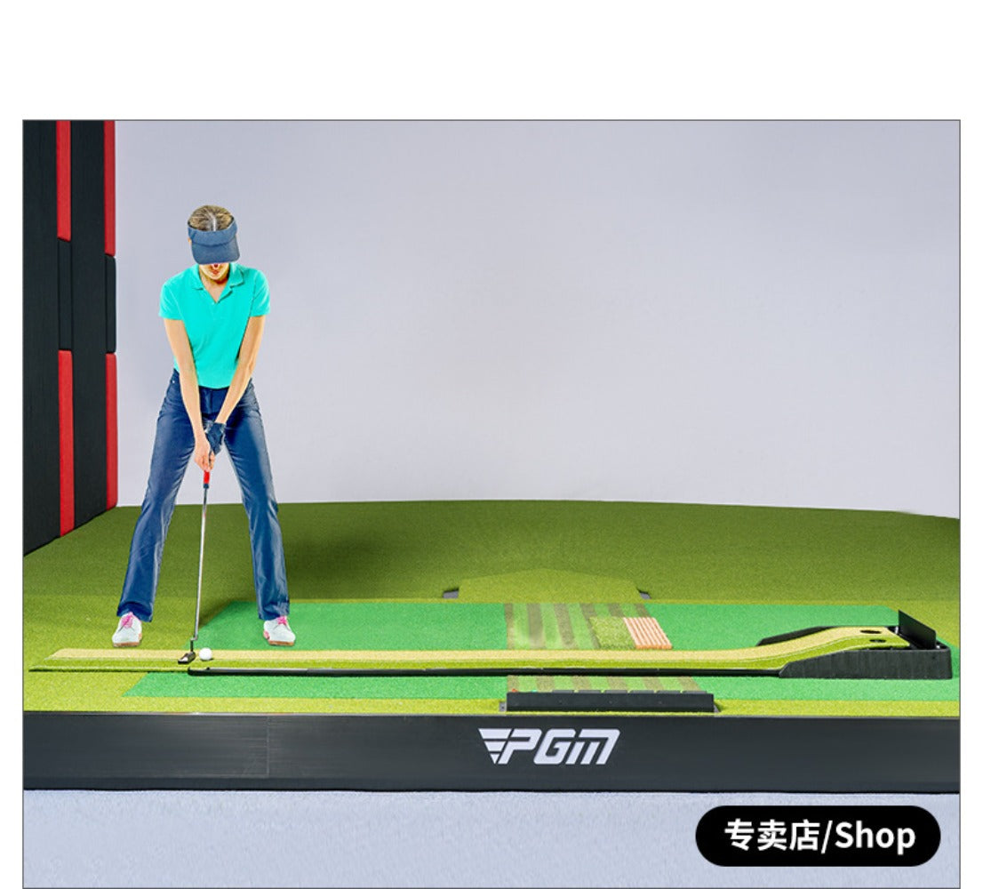 PGM Indoor Golf Putter Mini Golf Putting Green Blanket Home Golf Trainer Set