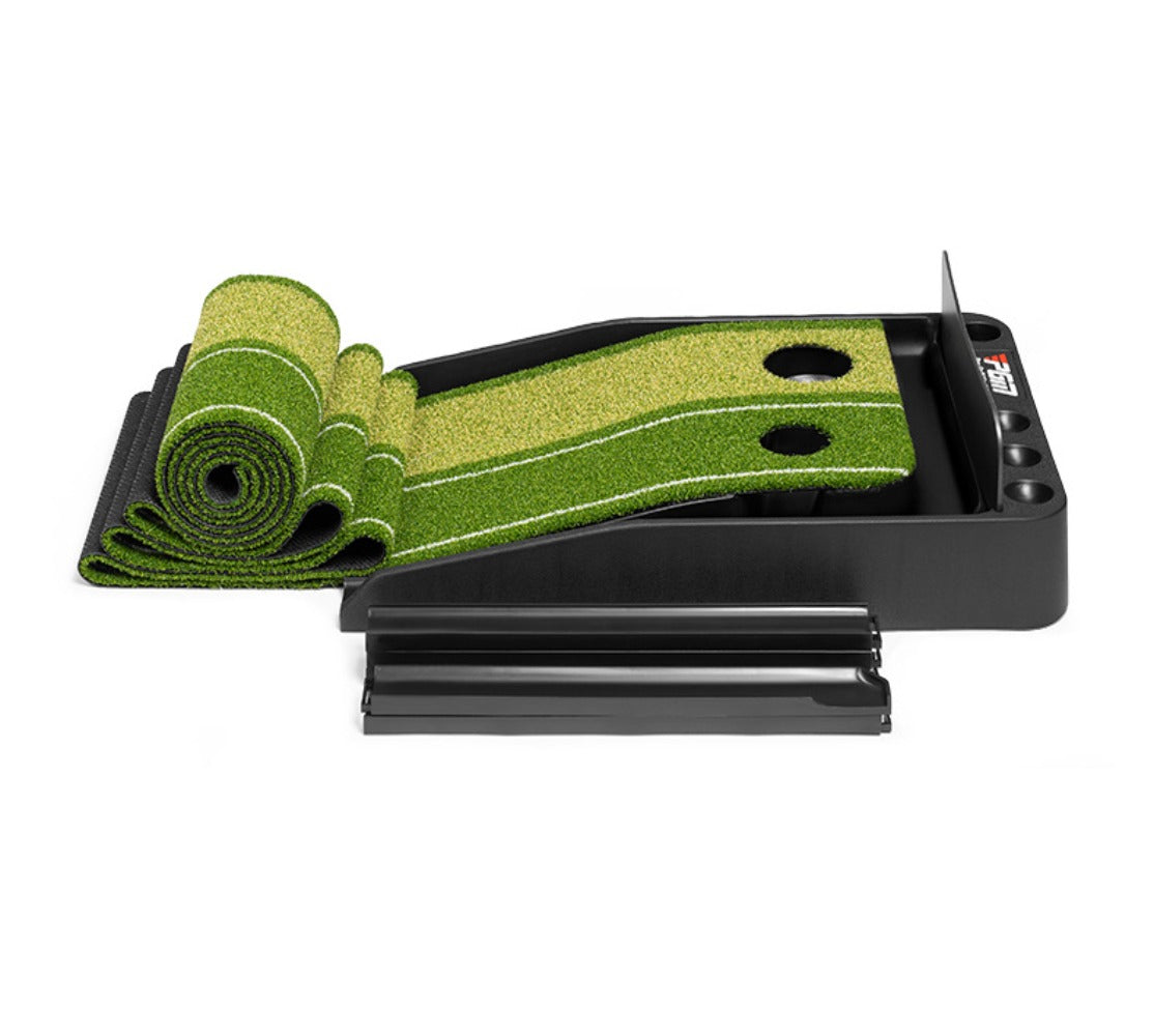 PGM Indoor Golf Putter Mini Golf Putting Green Blanket Home Golf Trainer Set