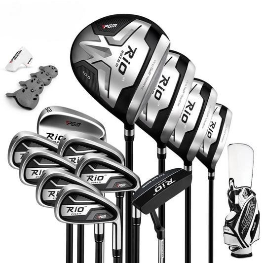 PGM Beginner Professional Golf Clubs Set Premium 460cc Black Golf Clubs