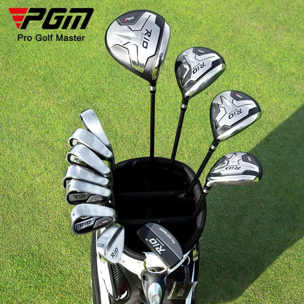 PGM Beginner Professional Golf Clubs Set Premium 460cc Black Golf Clubs