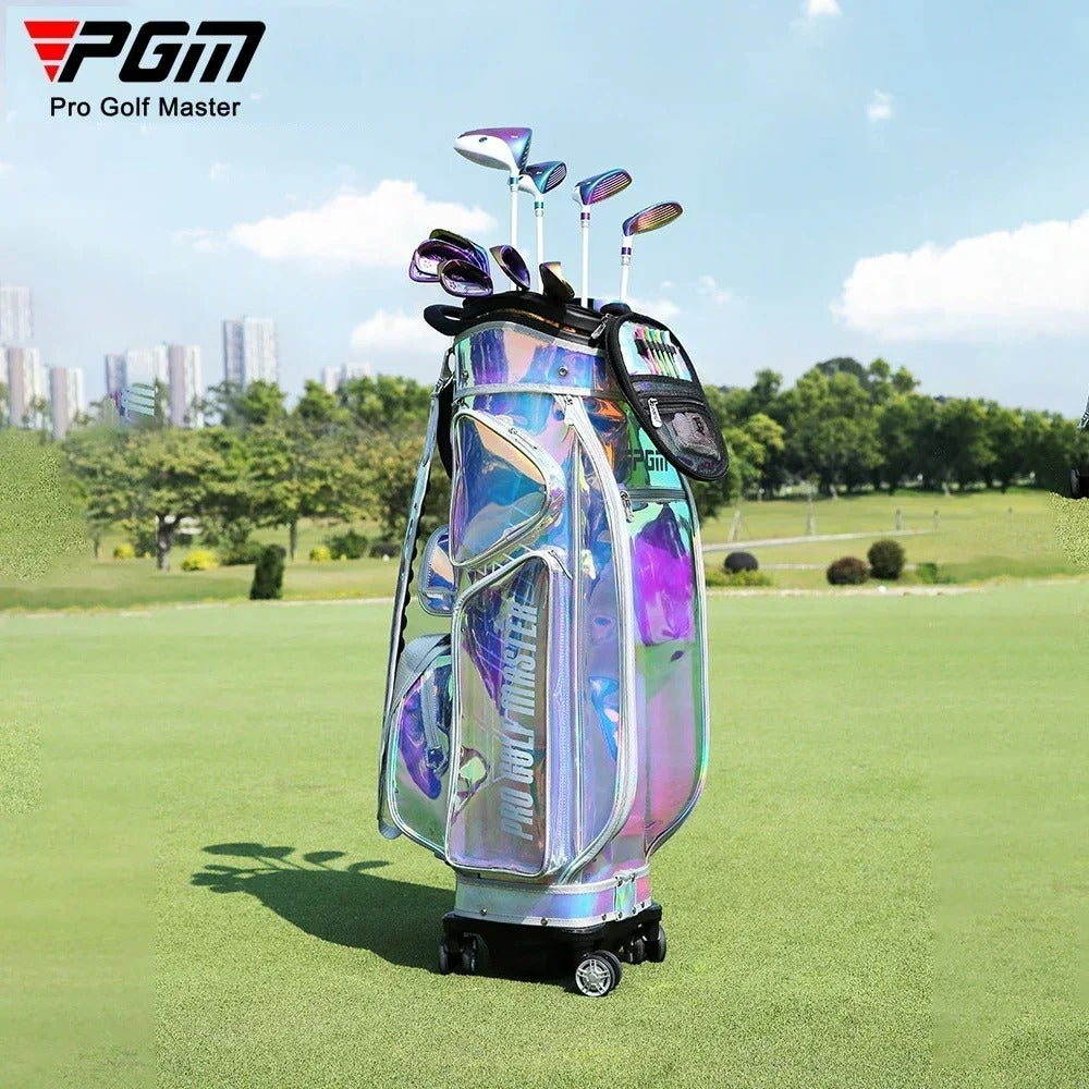 PGM Unisex Golf Travel Bag Colorful Waterproof Four-wheel Flat  Air Consignment Bags Golf Aviation Bag Large Capacity