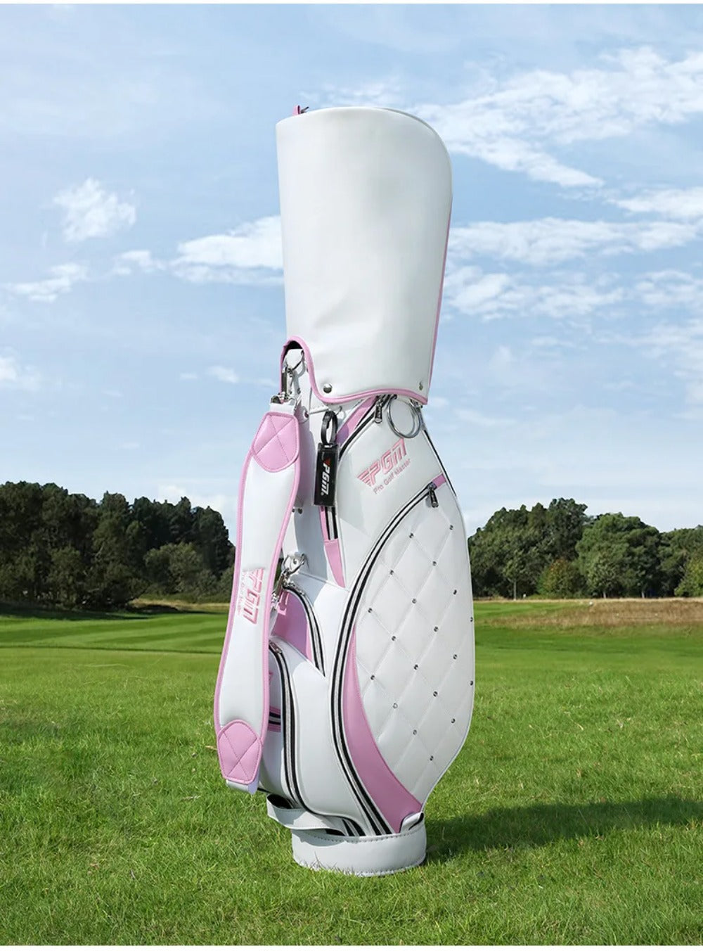 PGM Women Golf Bag High Quality Light TPU Golf Clubs Bag 2 Colors In Choice Waterproof Cloth Ball Bag GOLF Wear Resistant