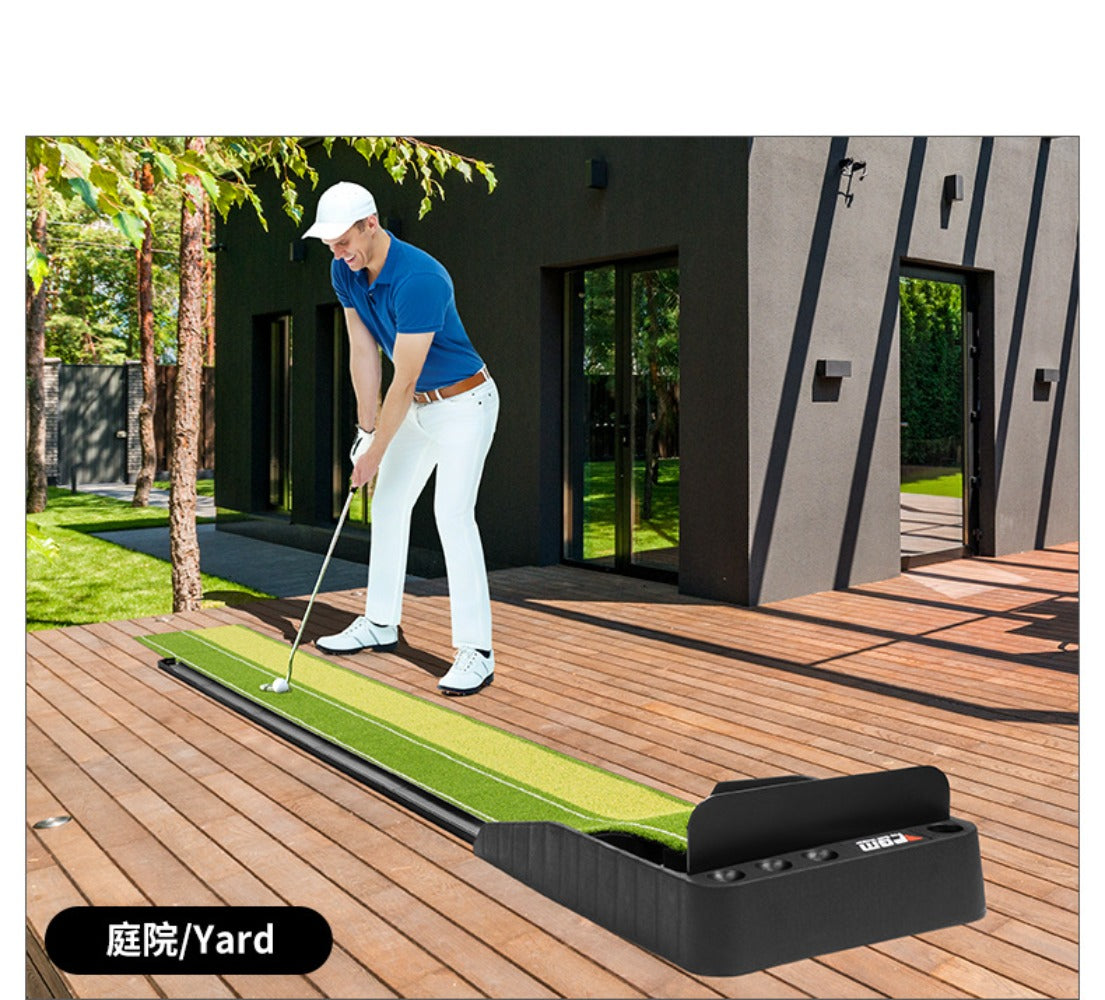 PGM Indoor Golf Putter Mini Golf Putting Green Blanket Home Golf Trainer Set