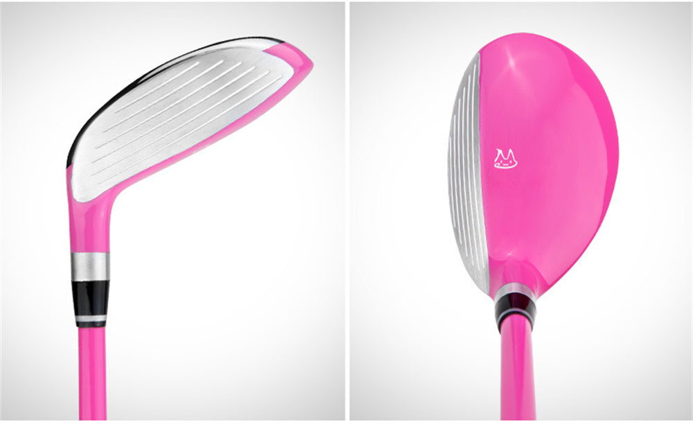 PGM 1#/5# Wood Golf Clubs Right Handed Junior Boys Girls Golf Drivers Hybrid Iron Wood Pole Coach Carbon Shaft with Headcover