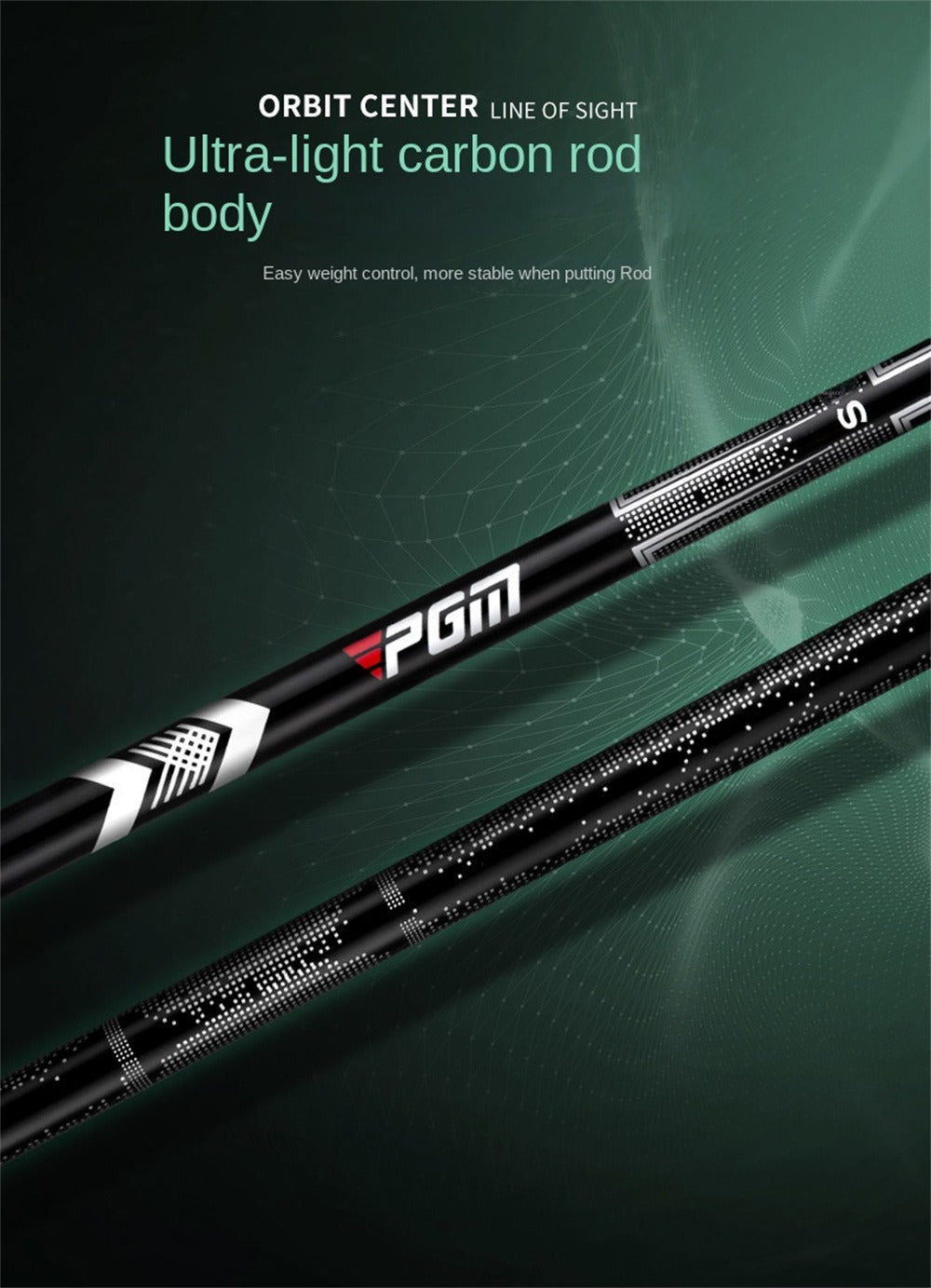 PGM Golf Putter Standing for Perfect Alignment - Legal for Tournament Play | Stand Up Mallet Golf Putters for Men Women | with Golf Headcover