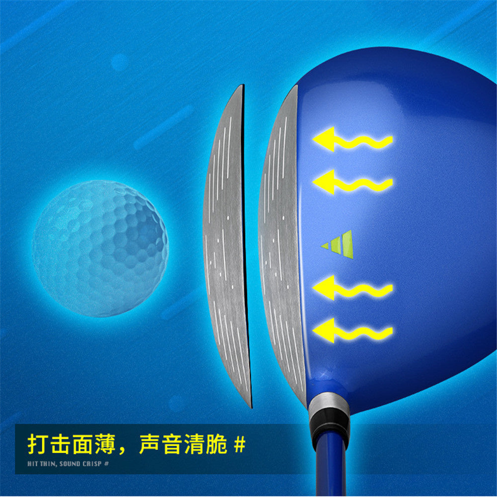 PGM Left or Right Handed Golf Driver #1 Wood/Hybrid Club for Kids Boys Girls Carbon Shaft Golf Club Wood with Golf Head Cover