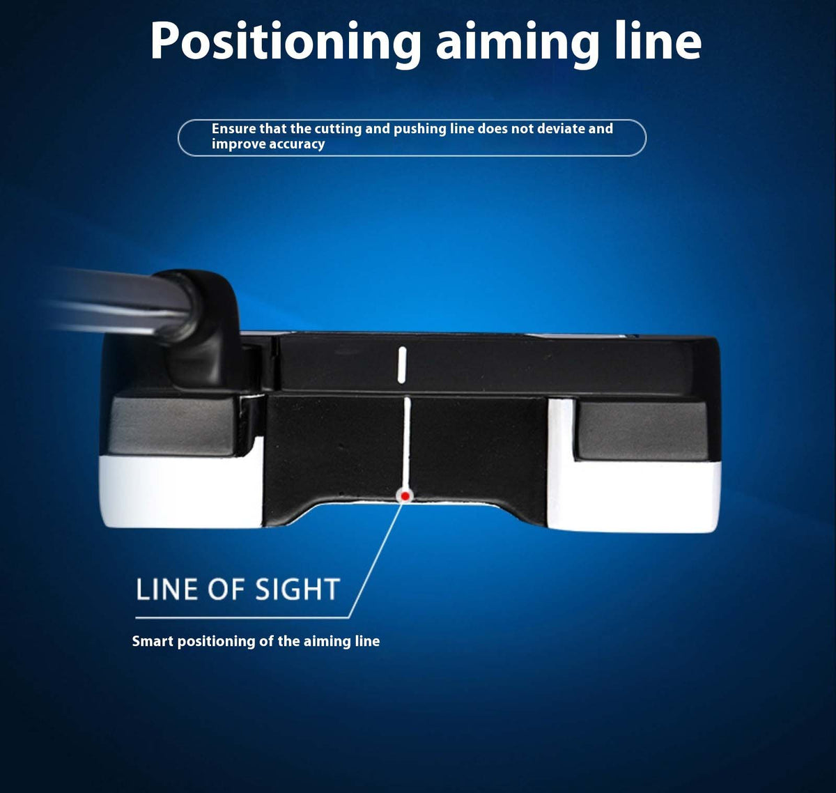 PGM Golf Blade Putter for Beginners Men Women Right Handed with Steel Shaft 3 Degree Loft Adults Golfers Golf Club Push Rod