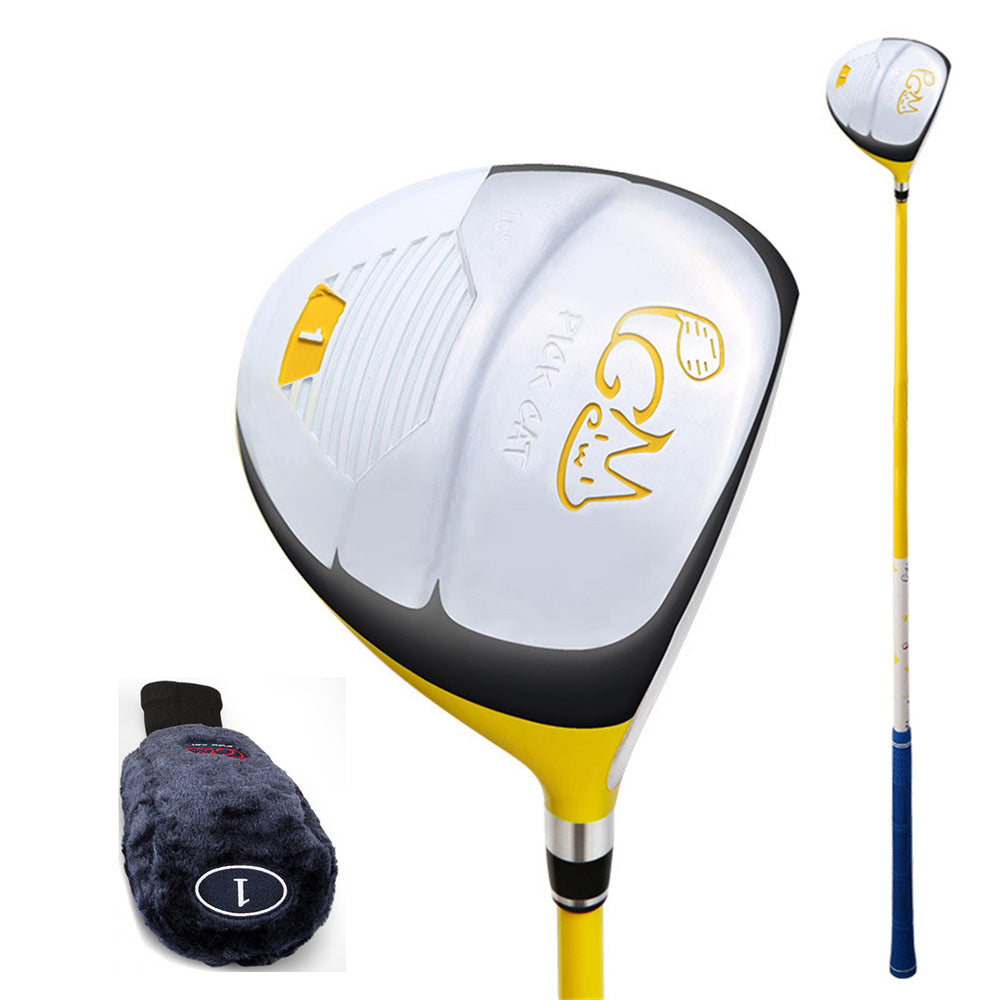 PGM 1#/5# Wood Golf Clubs Right Handed Junior Boys Girls Golf Drivers Hybrid Iron Wood Pole Coach Carbon Shaft with Headcover