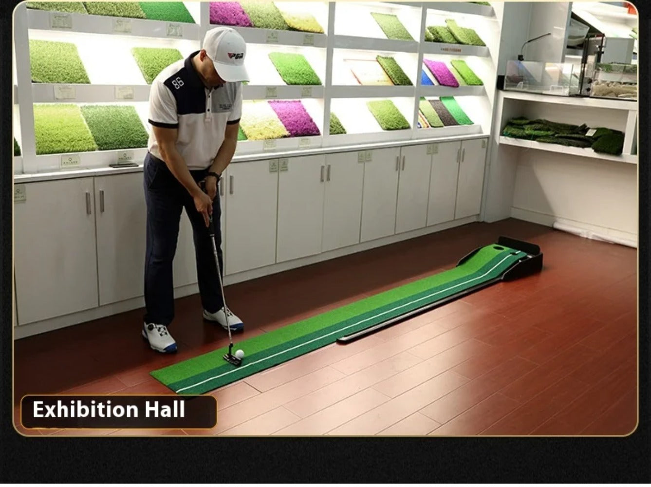 PGM 2.5m/3m Golf Practice Equipment Indoor Putter Golf Practice Equipment Rubber Bottom Putter Golf Equipment