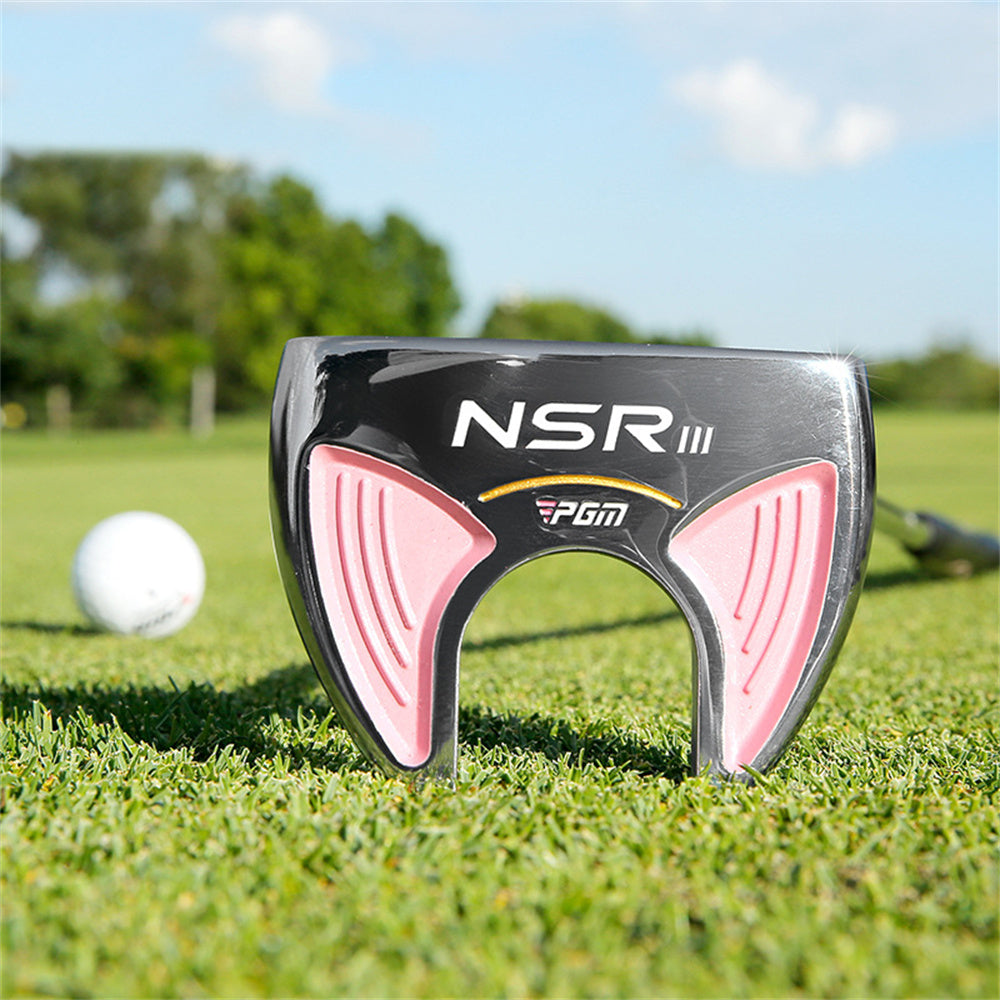 PGM Golf Club Putters Women Right Handed Steel Shaft Loft 3 Degree Mallet Putters with Golf Headcover
