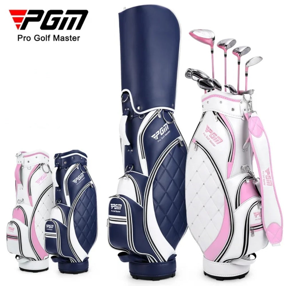 PGM Women Golf Bag High Quality Light TPU Golf Clubs Bag 2 Colors In Choice Waterproof Cloth Ball Bag GOLF Wear Resistant