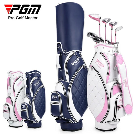PGM Women Golf Bag High Quality Light TPU Golf Clubs Bag 2 Colors In Choice Waterproof Cloth Ball Bag GOLF Wear Resistant
