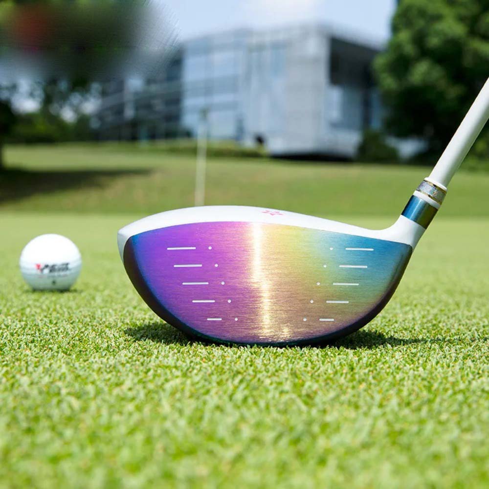 PGM Titanium Alloy Golf Driver 12.5 Degree Loft Womens Right Handed Fairway Wood Graphite Shaft Club with Headcover