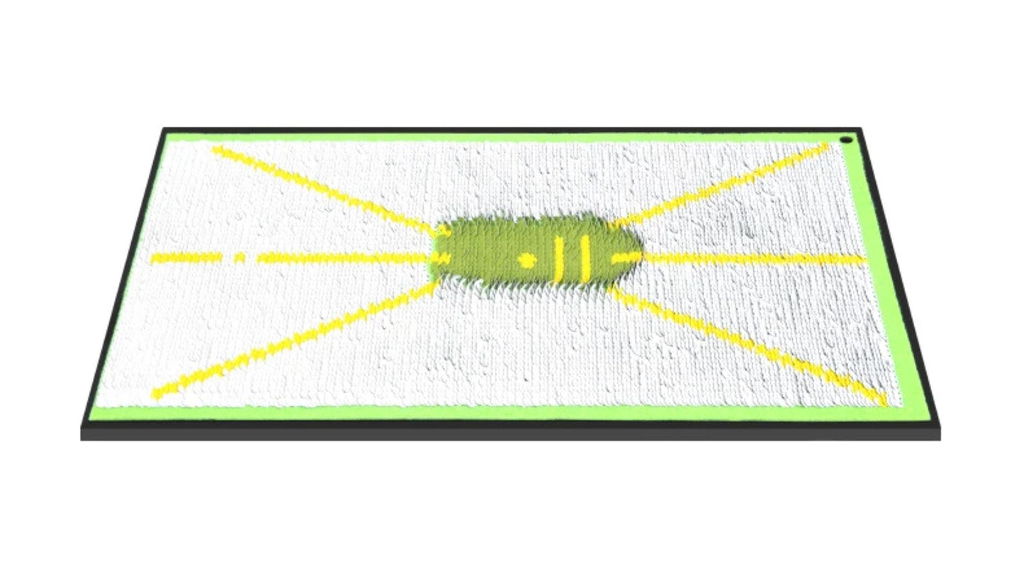 PGM Brand Golf Training Mat for Swing Detection Batting Ball Trace Directional Mat Swing Path Pads Swing Practice Pads