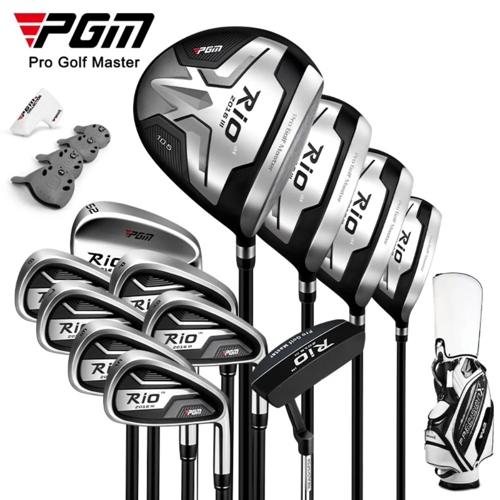 PGM Beginner Professional Golf Clubs Set Premium 460cc Black Golf Clubs