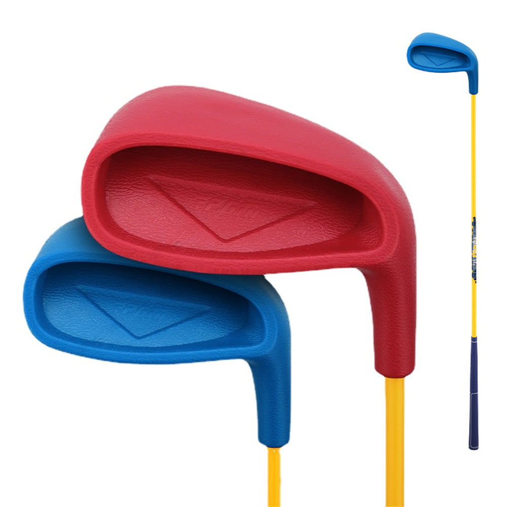 PGM #7 Junior Golf Club Iron with Plastic Head Carbon Rod Practice for Coaching Teaching Children Boys and Girls in Single Clubs (3-5Y,Blue)
