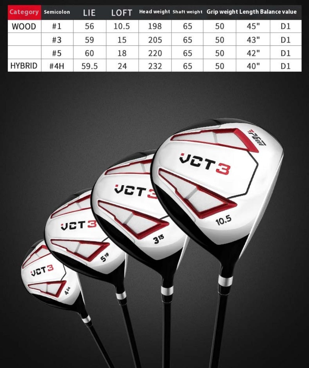 PGM Driver Golf Club Right Handed Men Women 430CC Golf Drivers Wood #1/#3/#5/Hybrid Golf Club Iron Club Sports