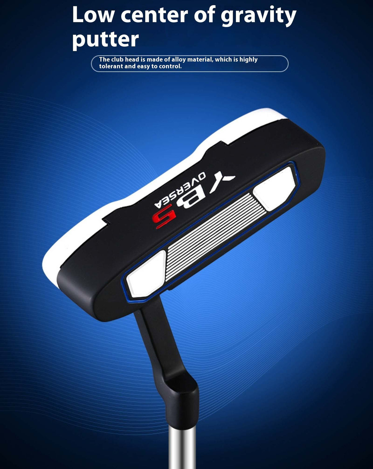 PGM Golf Blade Putter for Beginners Men Women Right Handed with Steel Shaft 3 Degree Loft Adults Golfers Golf Club Push Rod